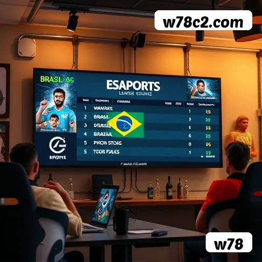 Aplicativo móvel w78 para iOS e Android